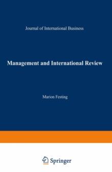 Management and International Review : Strategic Issues in International Human Resource Management