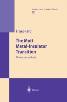 The Mott Metal-Insulator Transition : Models and Methods