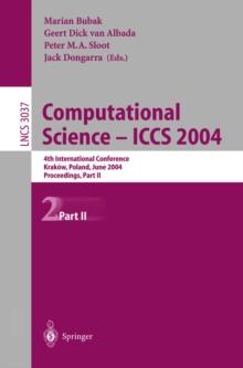 Computational Science - ICCS 2004 : 4th International Conference, Krakow, Poland, June 6-9, 2004, Proceedings, Part II