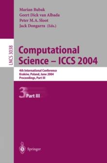 Computational Science - ICCS 2004 : 4th International Conference, Krakow, Poland, June 6-9, 2004, Proceedings, Part III