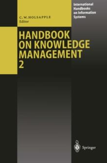 Handbook on Knowledge Management 2 : Knowledge Directions