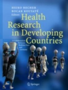 Health Research in Developing Countries : A collaboration between Burkina Faso and Germany