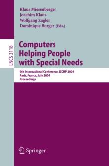 Computers Helping People with Special Needs : 9th International Conference, ICCHP 2004, Paris, France, July 7-9, 2004, Proceedings