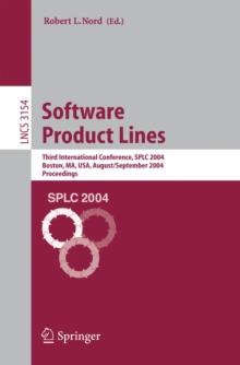 Software Product Lines : Third International Conference, SPLC 2004, Boston, MA, USA, August 30-September 2, 2004, Proceedings