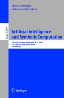 Artificial Intelligence and Symbolic Computation : 7th International Conference, AISC 2004 Linz, Austria, September 22-24, 2004 Proceedings