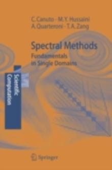 Spectral Methods : Fundamentals in Single Domains