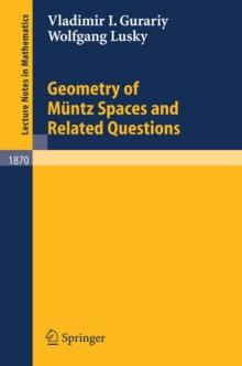 Geometry of Muntz Spaces and Related Questions