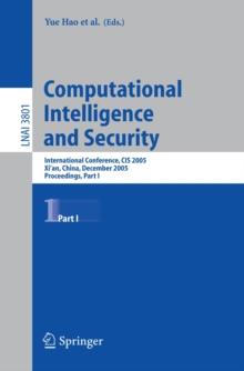 Computational Intelligence and Security : International Conference, CIS 2005, Xi'an, China, December 15-19, 2005, Proceedings, Part I