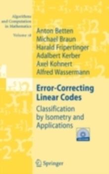 Error-Correcting Linear Codes : Classification by Isometry and Applications