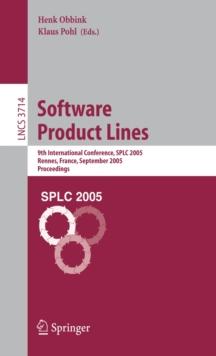 Software Product Lines : 9th International Conference, SPLC 2005, Rennes, France, September 26-29, 2005, Proceedings