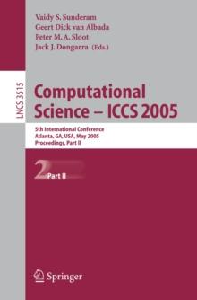 Computational Science -- ICCS 2005 : 5th International Conference, Atlanta, GA, USA, May 22-25, 2005, Proceedings, Part II