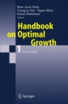 Handbook on Optimal Growth 1 : Discrete Time