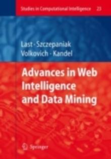 Advances in Web Intelligence and Data Mining