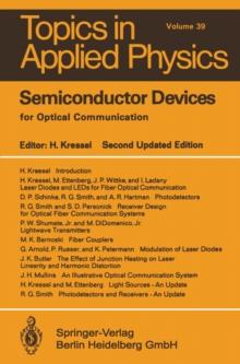 Semiconductor Devices for Optical Communication