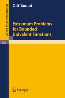 Extremum Problems for Bounded Univalent Functions