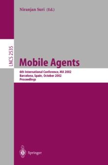 Mobile Agents : 6th International Conference, MA 2002, Barcelona, Spain, October 22-25, 2002, Proceedings