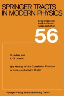 The Method of the Correlation Function in Superconductivity Theory