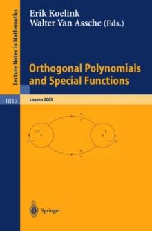 Orthogonal Polynomials and Special Functions : Computation and Applications