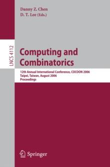 Computing and Combinatorics : 12th Annual International Conference, COCOON 2006, Taipei, Taiwan, August 15-18, 2006, Proceedings