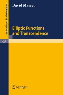 Elliptic Functions and Transcendence