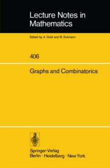 Graphs and Combinatorics : Proceedings of the Capital Conference on Graph Theory and Combinatorics at the George Washington University, June 18-22, 1973