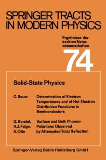 Solid-State Physics : Ergebnisse der exakten Naturwissenschaften