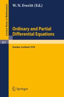 Ordinary and Partial Differential Equations : Proceedings of the Fifth Conference held at Dundee, Scotland, March 29-31, 1978