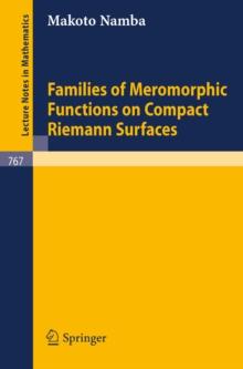 Families of Meromorphic Functions on Compact Riemann Surfaces