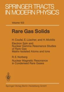 Rare Gas Solids