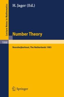 Number Theory, Noordwijkerhout 1983 : Proceedings of the Journees Arithmetiques held at Noordwijkerhout, the Netherlands, July 11-15, 1983