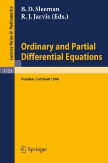 Ordinary and Partial Differential Equations : Proceedings of the Eighth Conference held at Dundee, Scotland, June 25-29, 1984