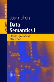 Journal on Data Semantics I