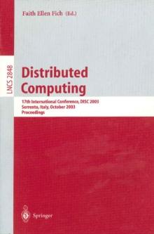 Distributed Computing : 17th International Conference, DISC 2003, Sorrento, Italy, October 1-3, 2003, Proceedings