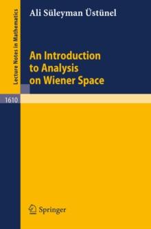 An Introduction to Analysis on Wiener Space