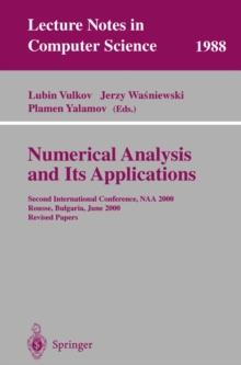 Numerical Analysis and Its Applications : Second International Conference, NAA 2000 Rousse, Bulgaria, June 11-15, 2000. Revised Papers