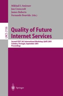 Quality of Future Internet Services : Second COST 263 International Workshop, Qofis 2001, Coimbra, Portugal, September 24-26, 2001. Proceedings