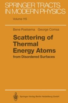 Scattering of Thermal Energy Atoms : from Disordered Surfaces