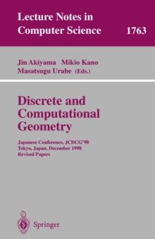 Discrete and Computational Geometry : Japanese Conference, JCDCG'98 Tokyo, Japan, December 9-12, 1998 Revised Papers