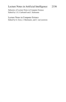 Advances in Knowledge Discovery and Data Mining : 6th Pacific-Asia Conference, PAKDD 2002, Taipei, Taiwan, May 6-8, 2002. Proceedings