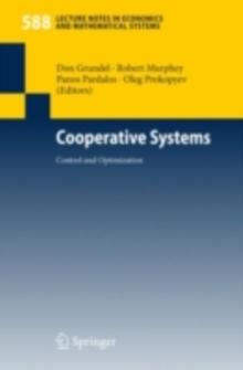 Cooperative Systems : Control and Optimization