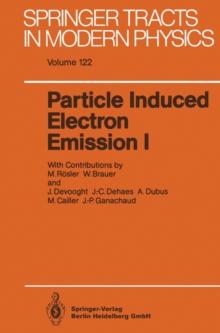 Particle Induced Electron Emission I