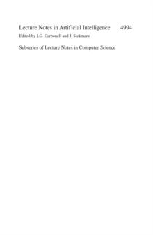 Foundations of Intelligent Systems : 17th International Symposium, ISMIS 2008 Toronto, Canada, May 20-23, 2008 Proceedings