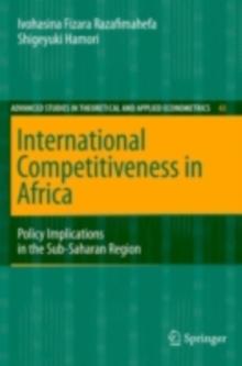 International Competitiveness in Africa : Policy Implications in the Sub-Saharan Region