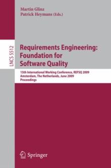 Requirements Engineering: Foundation for Software Quality : 14th International Working Conference, REFSQ 2008 Montpellier, France, june 16-17, 2008, Proceedings