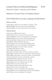 Logic, Language, Information and Computation : 15th International Workshop, WoLLIC 2008 Edinburgh, UK, July 1-4, 2008, Proceedings