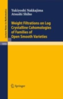 Weight Filtrations on Log Crystalline Cohomologies of Families of Open Smooth Varieties