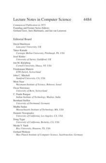 Theory and Applications of Models of Computation : 4th International Conference, TAMC 2007, Shanghai, China, May 22-25, 2007, Proceedings