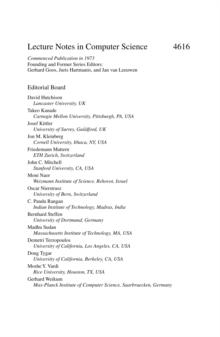 Combinatorial Optimization and Applications : First International Conference, COCOA 2007, Xi'an, China, August 14-16, 2007, Proceedings