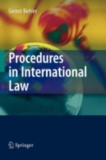 Procedures in International Law