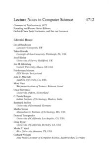 Next Generation Teletraffic and Wired/Wireless Advanced Networking : 7th International Conference, NEW2AN 2007, St. Petersburg, Russia, September 10-14, 2007, Proceedings